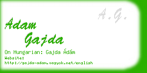 adam gajda business card